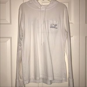 White hoodie longsleeve